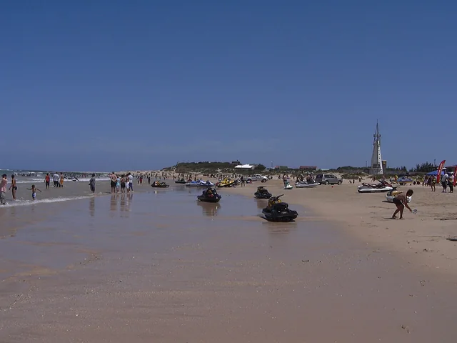 Jeffreys Bay — Main Beach in an archive photograph